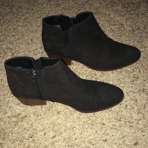Black Suede Booties